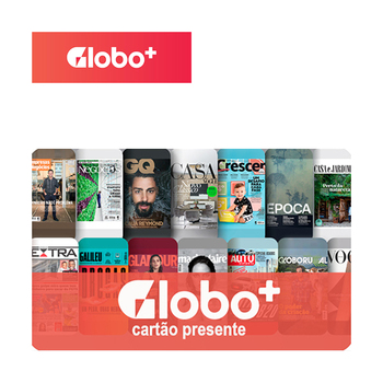 Globo+ Cartão de presente eletrônico